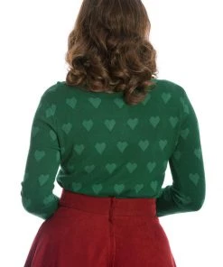 Banned True Love 50's Cardigan Green