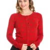 Banned True Love 50's Cardigan Red New In