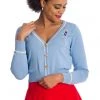 Banned Regatta Boat Cardigan Blue New In
