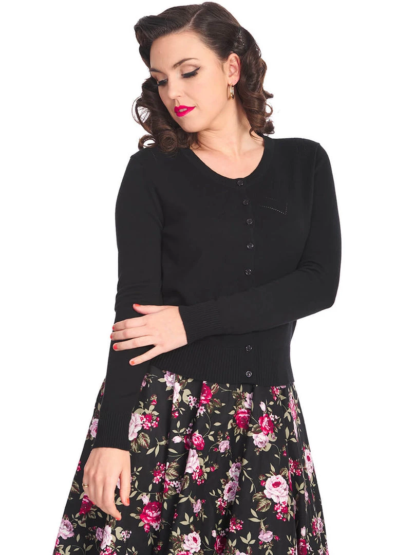 Banned Winter Storm 50's Cardigan Black New In