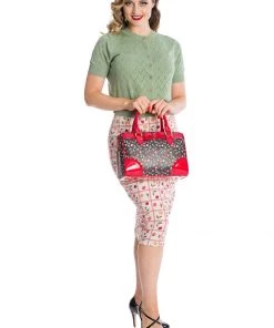 New In Banned Summer Scallop 40's Cardigan Green