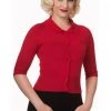 Banned April Bow 40's Cardigan Red New In