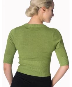 Banned Overload 50's Cardigan Apple Green