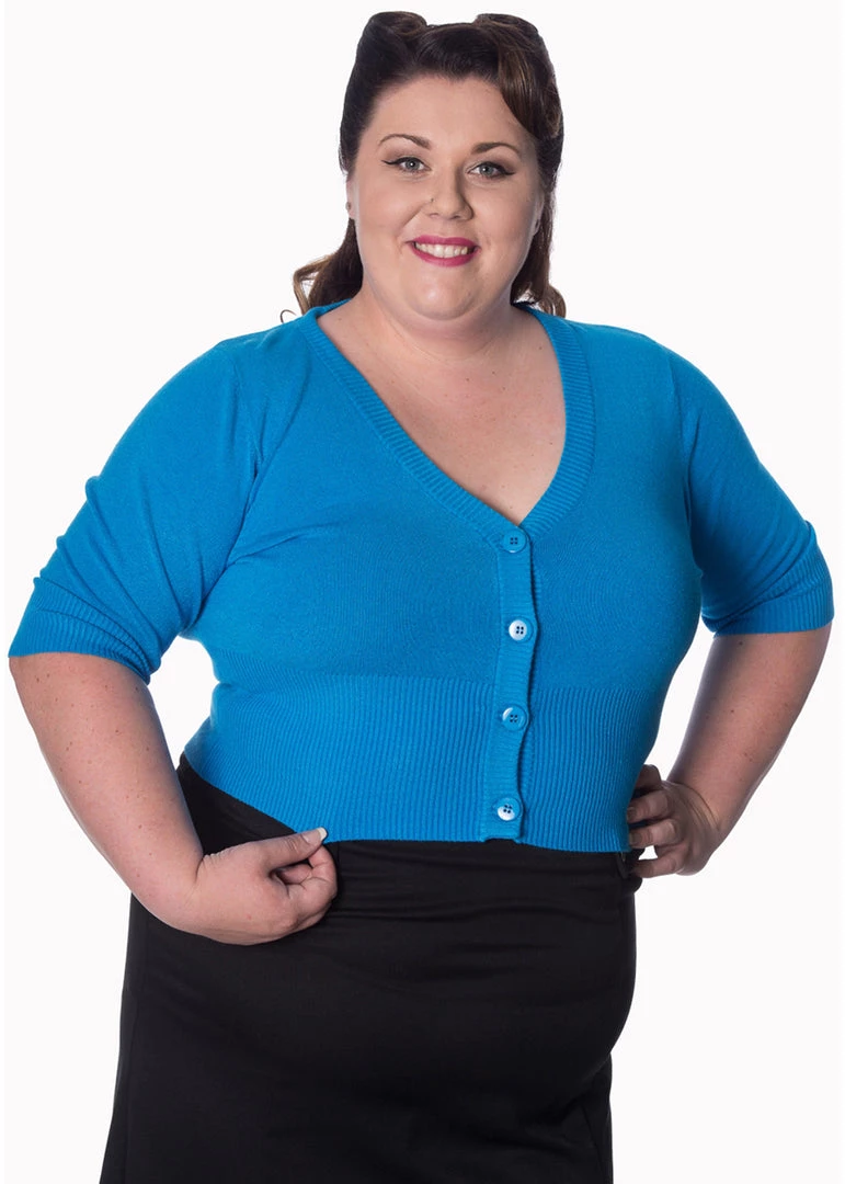 Banned Overload Cardigan Blue New In