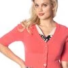 Banned Overload 50's Cardigan Coral