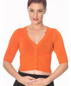 Banned Overload Cardigan Orange Color New In