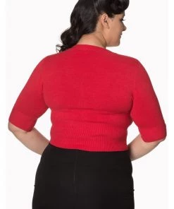 Banned Overload Cardigan Red