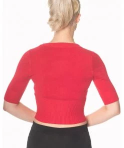 Banned Overload Cardigan Red