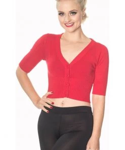 Banned Overload Cardigan Red