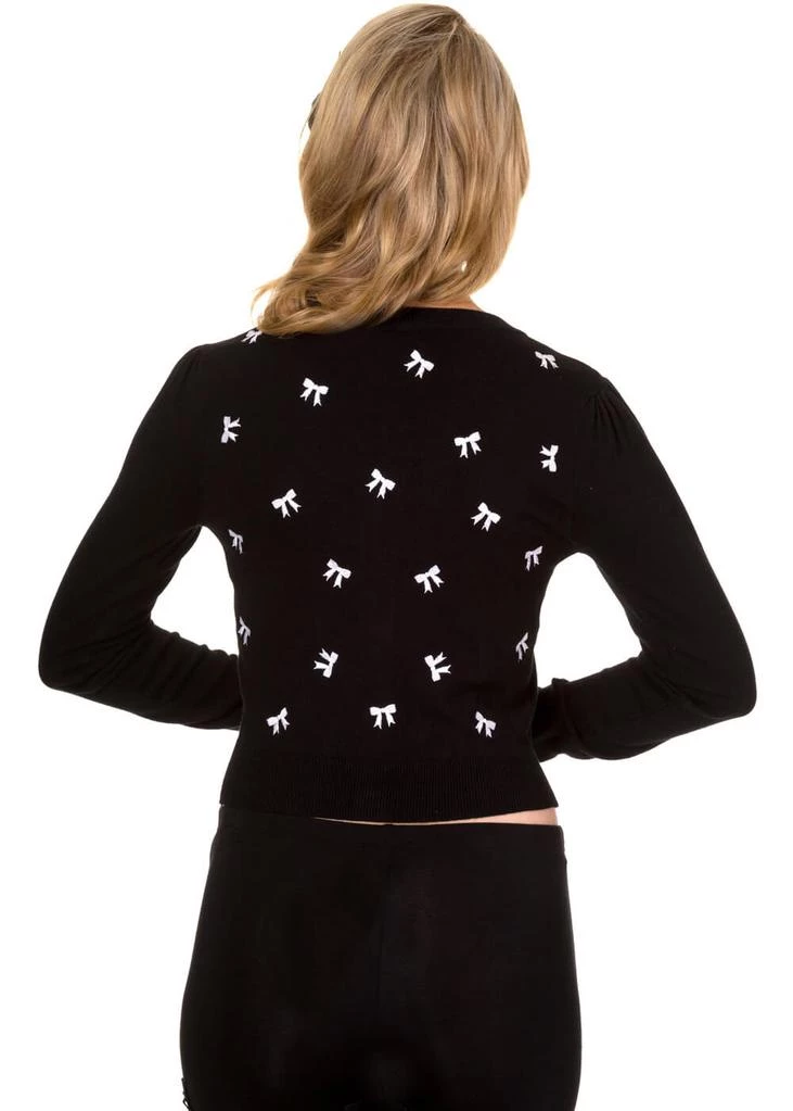 Banned Sweet Bow 40's Cardigan Black