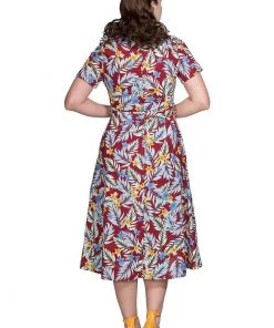 Banned Huwaiian Days 40's Dress Red