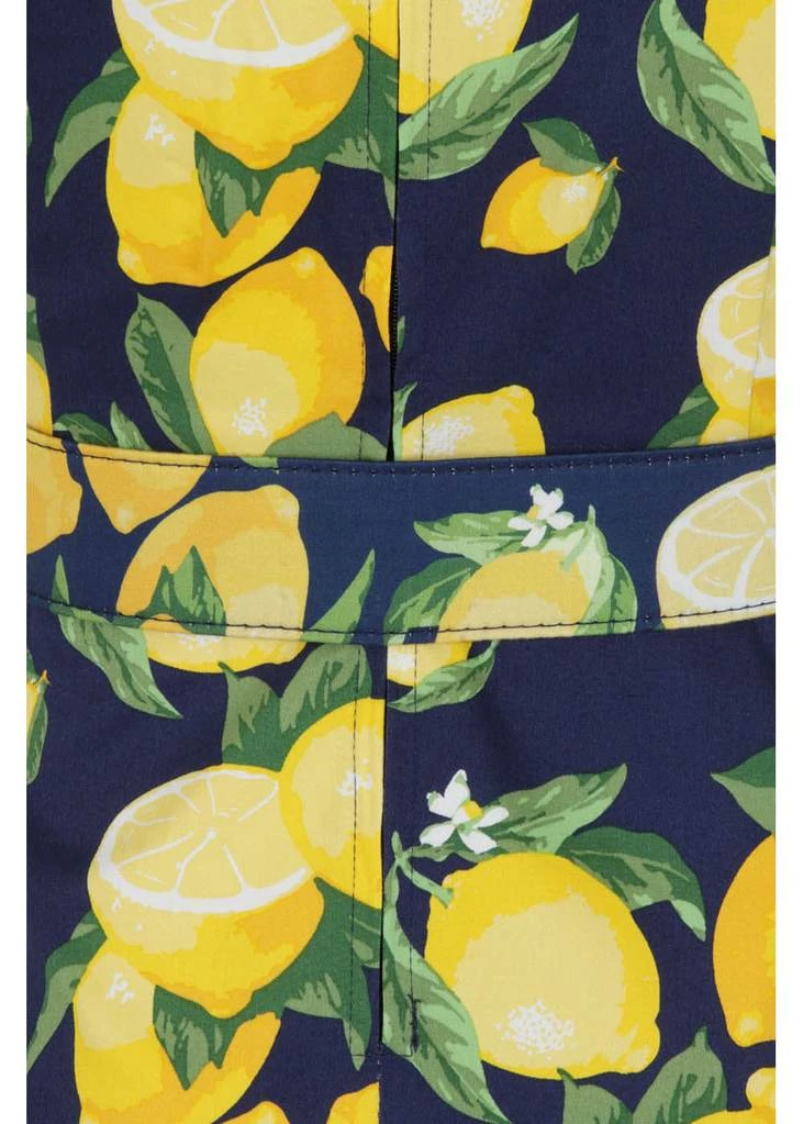 New In Banned Lemon 50's Swing Dress Navy