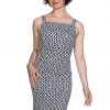 Banned Tile 60's Pencil Dress Navy New In