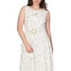 Banned Spring Sprig 60's Dress Cream