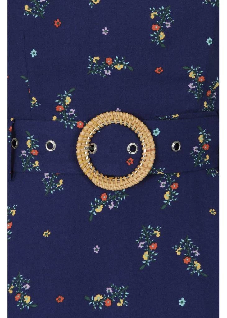 New In Banned Spring Sprig 60's Dress Navy