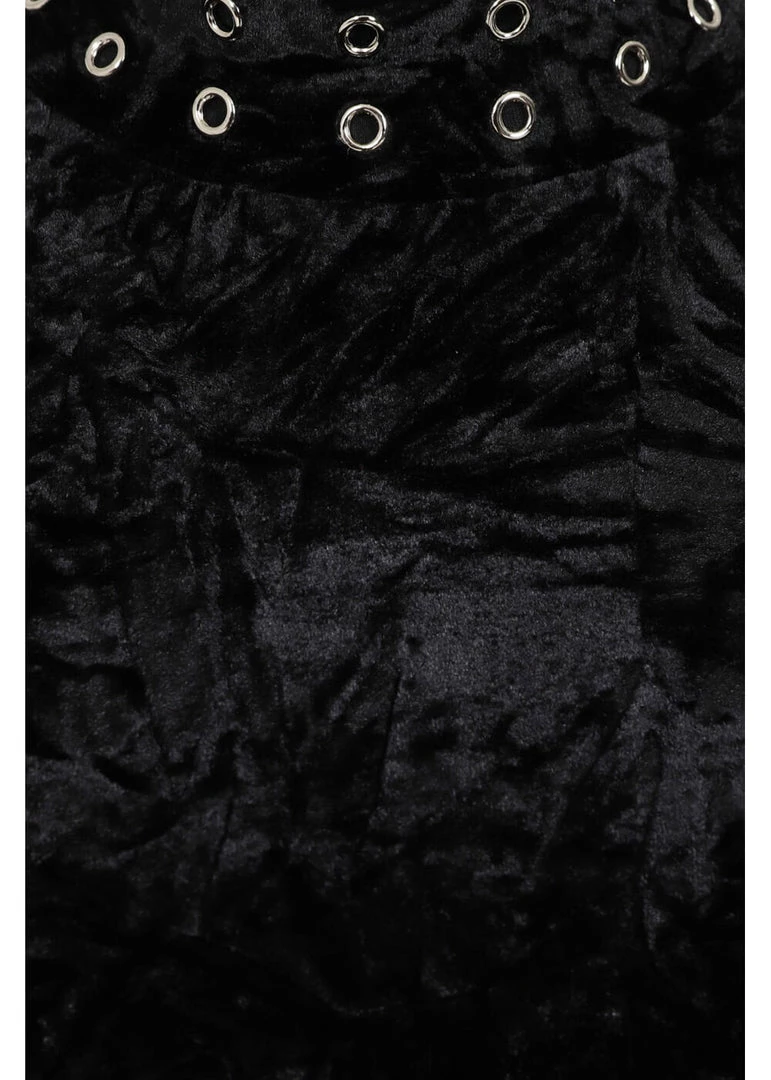 New In Banned Big Crush Velvet 60's Dress Black