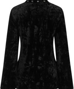 New In Banned Big Crush Velvet 60's Dress Black