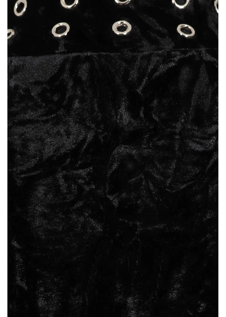 New In Banned Big Crush Velvet 60's Dress Black