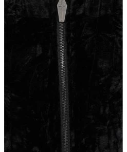 Banned Big Crush Hoodie Velvet 60's Dress Black