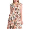 Banned Pino Colada 50's Swing Dress Cream New In