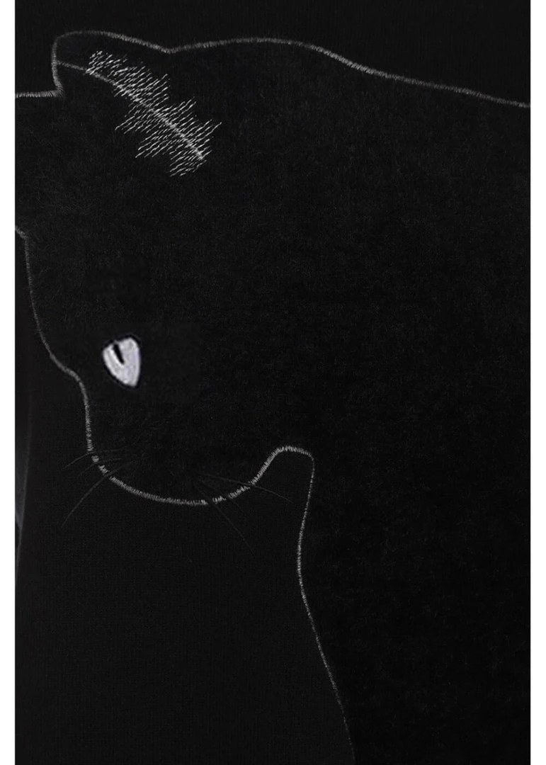 Banned Sabrina Cat Jumper Black New In