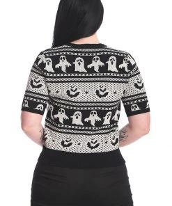 Banned Ghost Delight 50's Jumper White