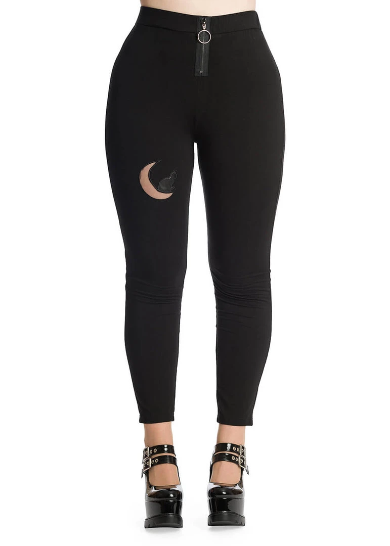 Banned Galathea Moon 80's Leggings Black