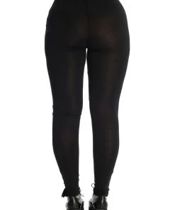 New In Banned Zombie Hand Leggings Black