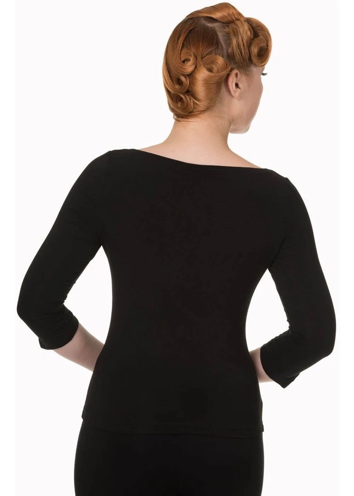 New In Banned Modern Love 50's Top Black