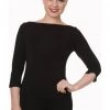 New In Banned Modern Love 50's Top Black