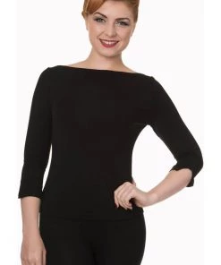 New In Banned Modern Love 50's Top Black