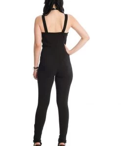 New In Banned Dolores 80's Jumpsuit Black