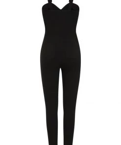 New In Banned Dolores 80's Jumpsuit Black