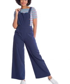 New In Banned Starboard Anchor 40's Dungarees Navy