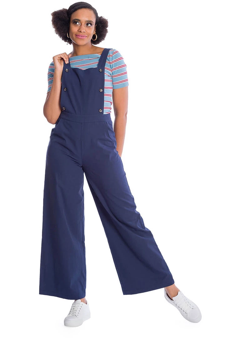 New In Banned Starboard Anchor 40's Dungarees Navy