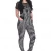 Banned Spooky Nightwalks Jumpsuit Black White
