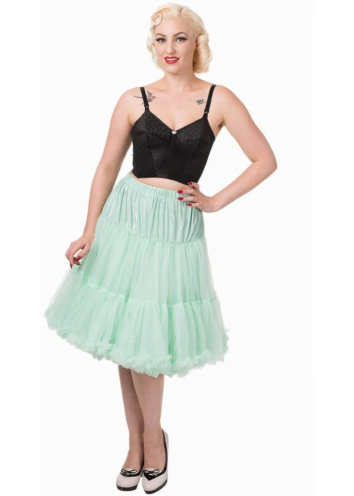 New In Banned 50's Petticoat Long Mint Color