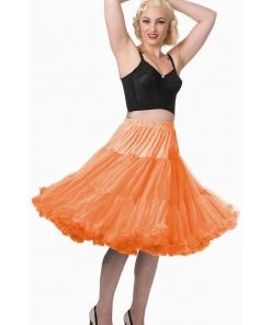 Banned 50's Petticoat Long Orange