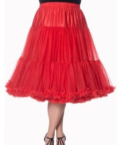 Banned 50's Petticoat Long Red New In