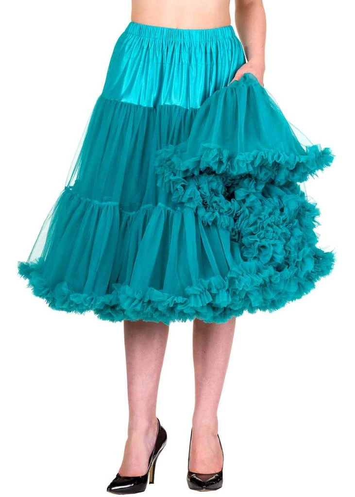 New In Banned 50's Petticoat Long Teal