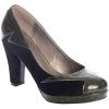 Banned Bloom At Night 60's Pumps Green Black New In