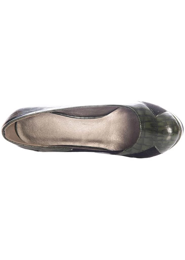 Banned Bloom At Night 60's Pumps Green Black New In