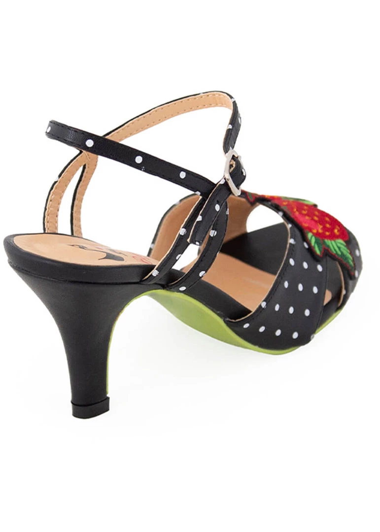 Banned Fragola Strawberry 50's Pumps Black