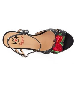 Banned Fragola Strawberry 50's Pumps Black