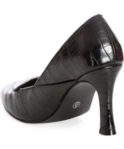Banned Winter Romance Heart 60's Pumps Black