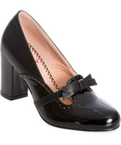 Banned My Sharona 60's Heels Black