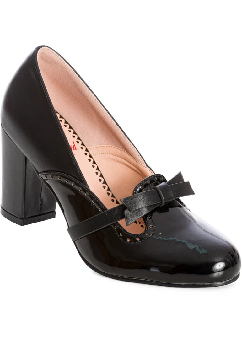 Banned My Sharona 60's Heels Black