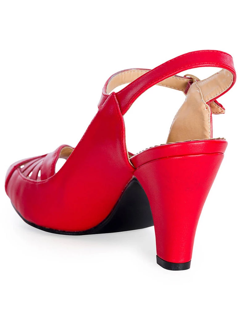 Banned Regatta Kelly Lee 40's Sandals Pumps Red New In