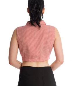 Banned Cherry Skull Up 50's Blouse Red New In