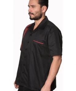 New In Banned Men Ellie Bowling Shirt